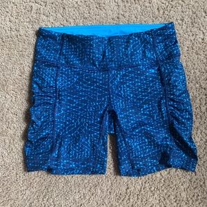 Lululemon Ruched Bike Shorts